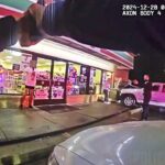 Police Use Taser to Subdue Knife-Wielding Man After Crashing Into 7-Eleven