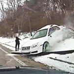 14-year-old Boy Crashes Stolen Car while Fleeing From Officers on icy Roads