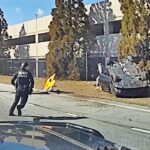 Police PIT Maneuver Sends Armed Robbery Suspects’ Car Rolling in Pursuit