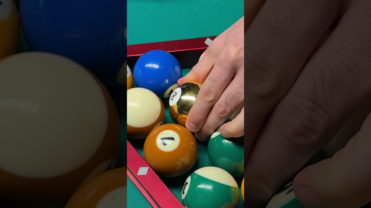 The Worlds First Gold Pool Ball