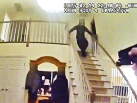 Wayne Police Officer Fires on Armed Man Charging Down Stairs with Two Swords