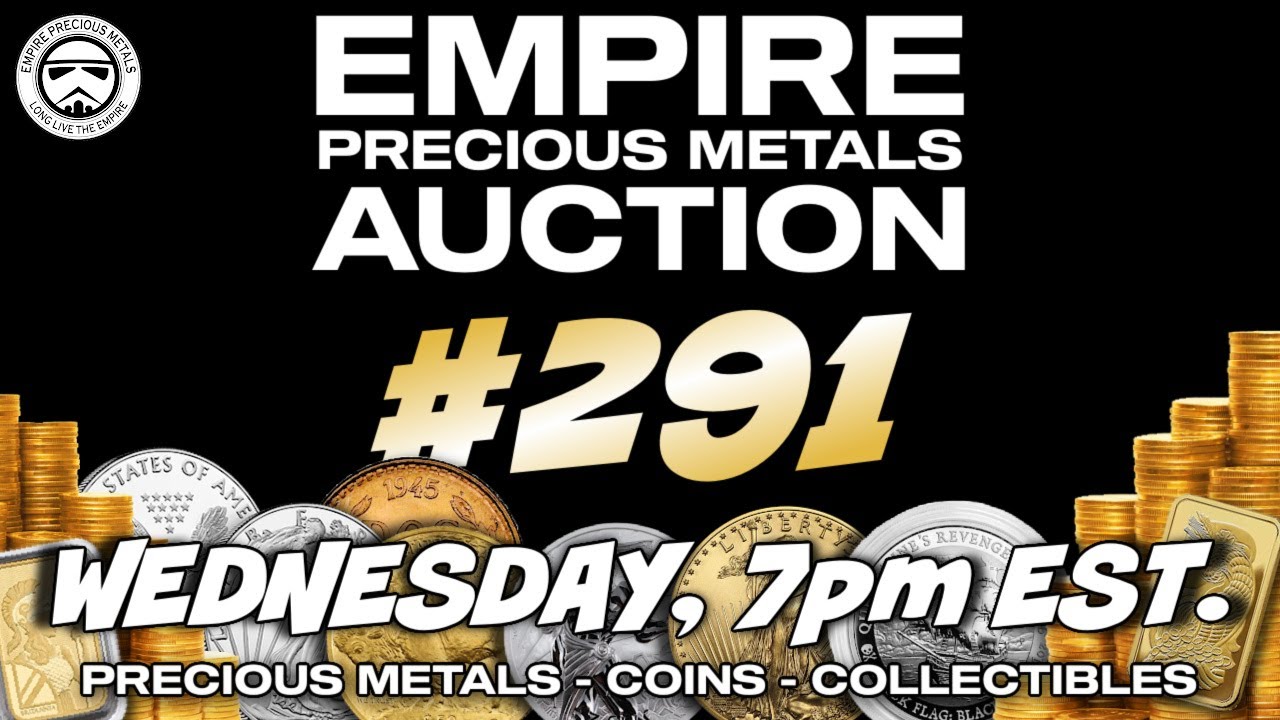 Live Silver And Gold Coin Show Auction 291
