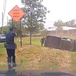 Police Shoot Armed Robbery Suspect After Crashing During Pursuit