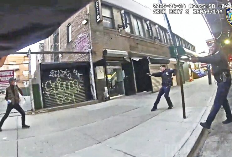 NYPD Officers Fire Multiple Rounds At Man With Knife