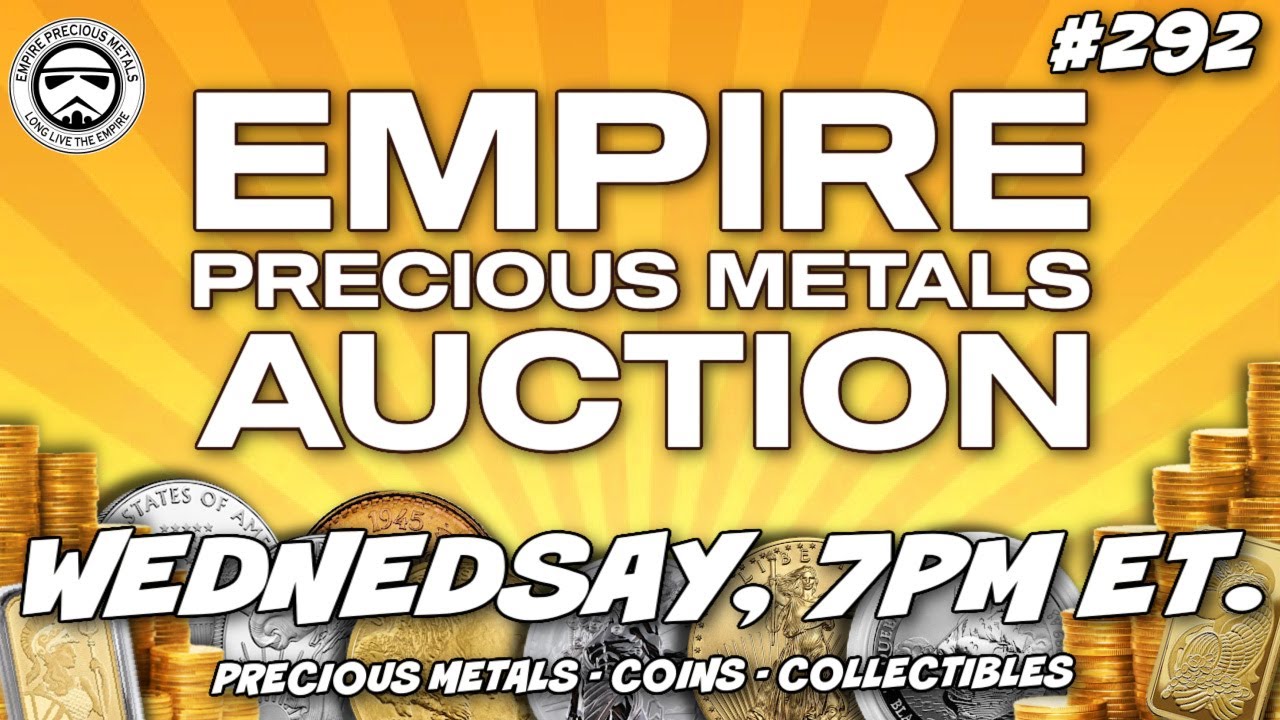 Live Silver And Gold Coin Show Auction 292