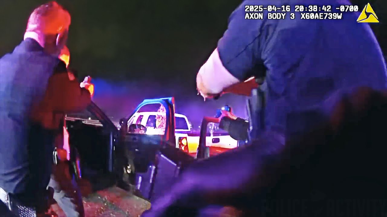 Anaheim Police Unleash Hail of Gunfire on Driver at End of Chaotic Chase