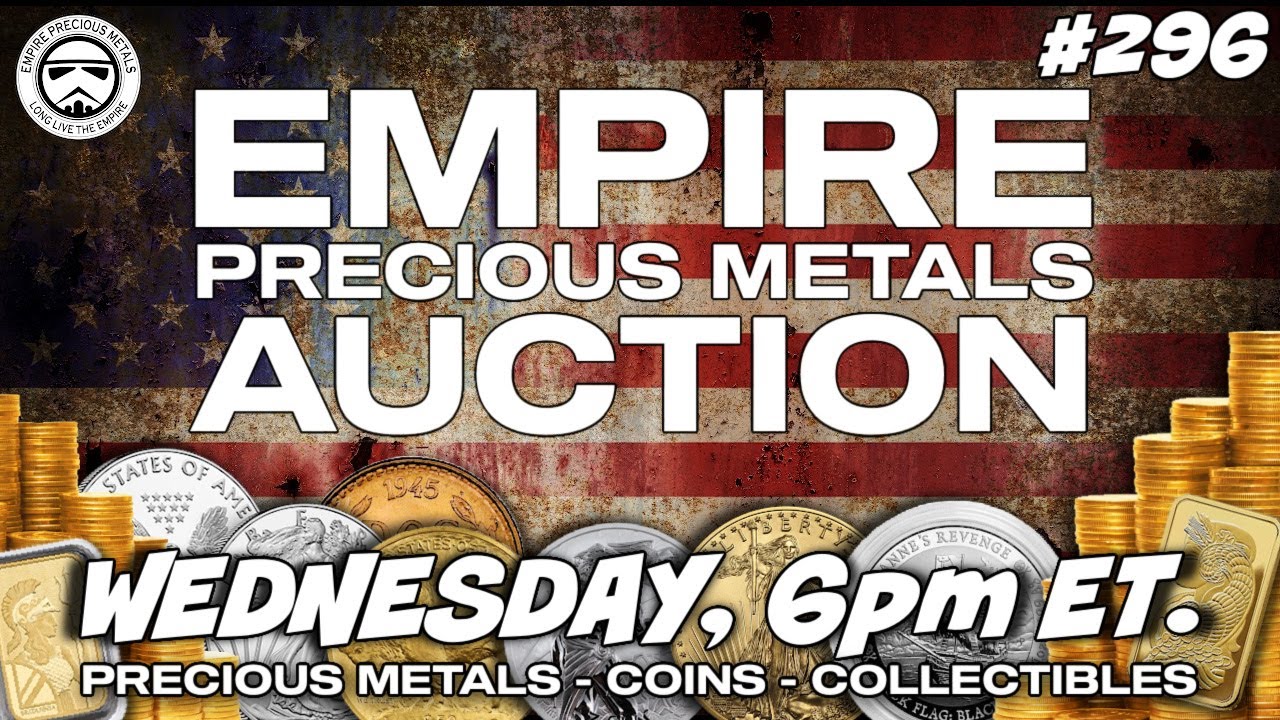 Live Silver And Gold Coin Show Auction 296
