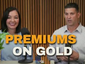 How high is the premium on gold?