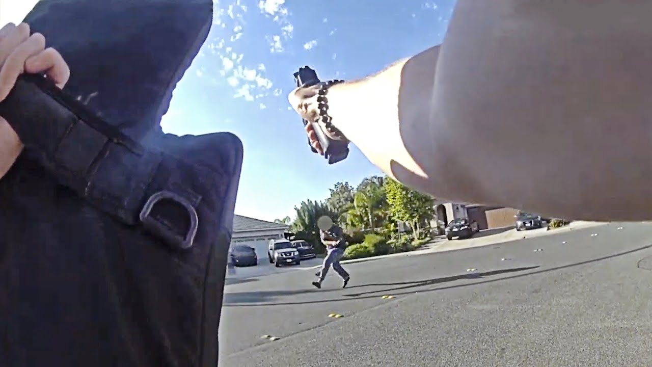 Antioch Police Officers Take Down Man Charging with Knife