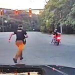 Man Runs Out of Gas While Fleeing from Deputies on Stolen Motorcycle