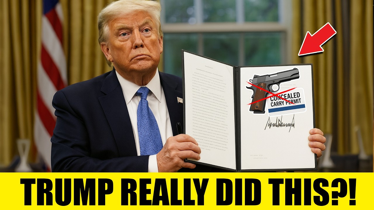 BREAKING: Trump CRUSHED Gun Control… A Massive Victory for the Second Amendment!