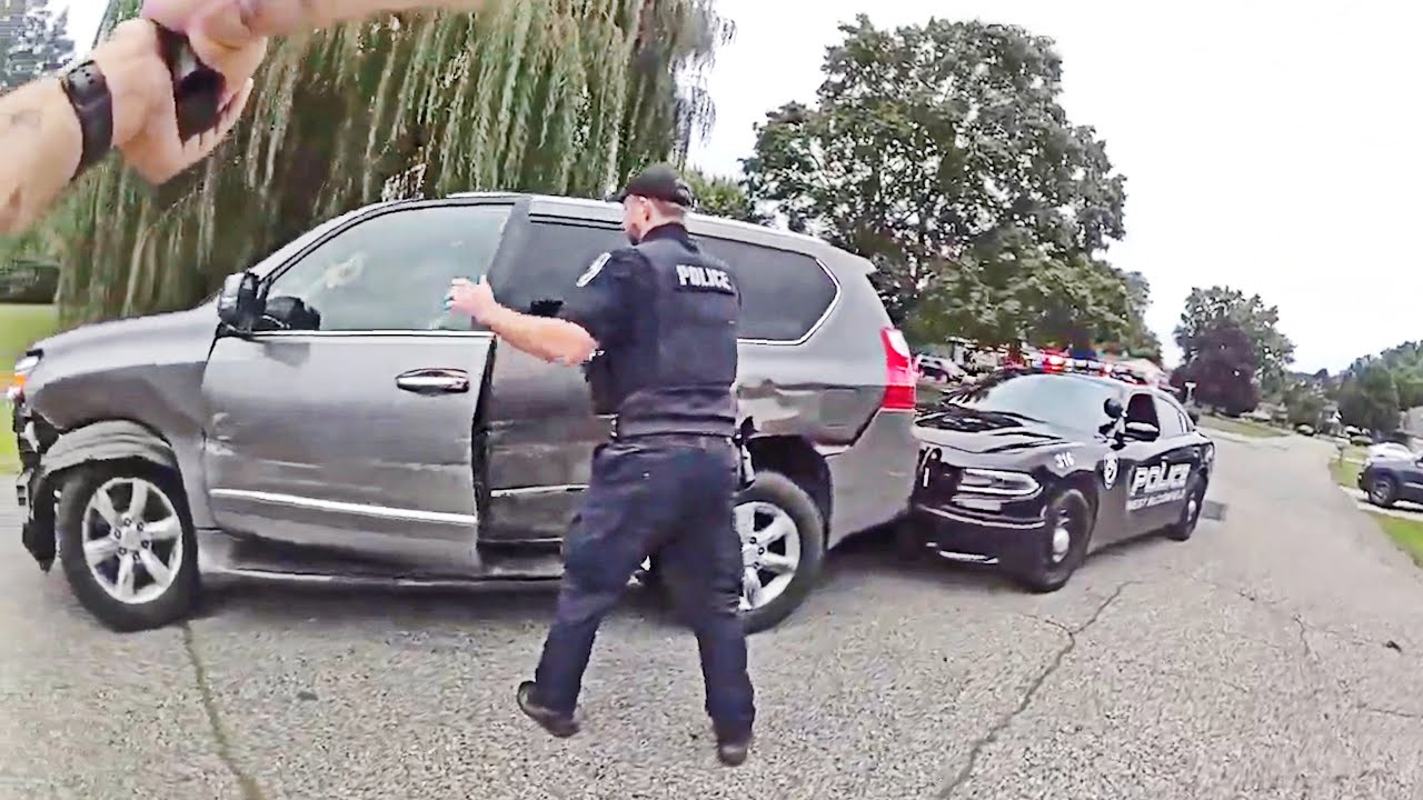 Fleeing Suspect Crashes into Police Cruisers after Attacking Planet Fitness Staff