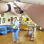 Bystander Grapples Armed Suspect Moments Before Shooting