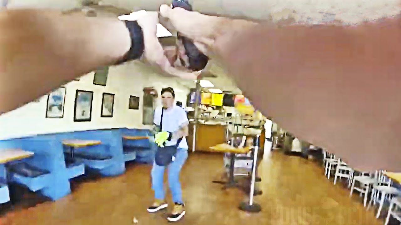 Bystander Grapples Armed Suspect Moments Before Shooting