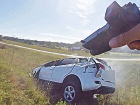 Wisconsin Police Shoot Armed Homicide Suspect After Rollover Crash