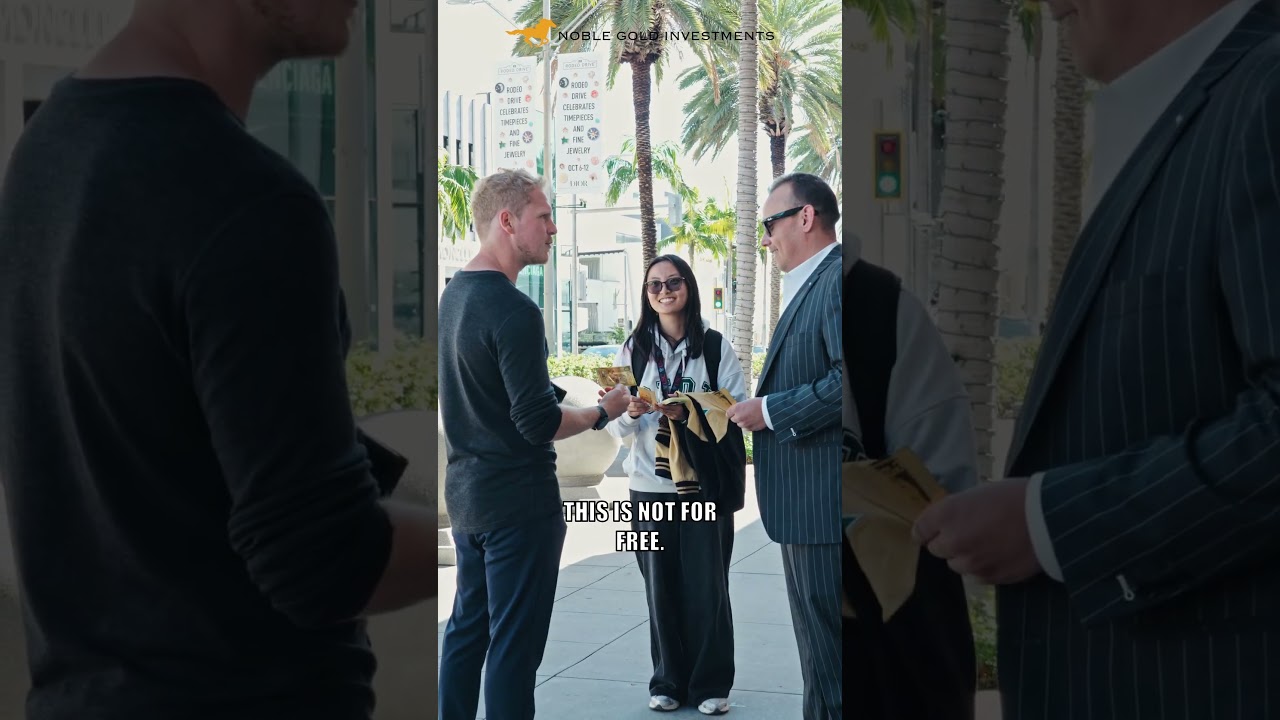 Someone actually took the free gold 😂