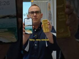 Guess how much a kilo gold bar weighs 👀