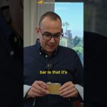 This gold bar breaks like a Kit Kat.. and each piece is worth 0 😳