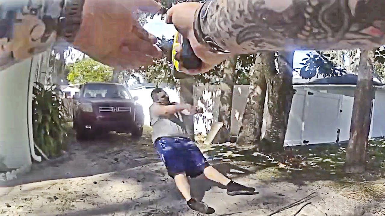 Florida Man Armed With Knife Tased After Family Standoff