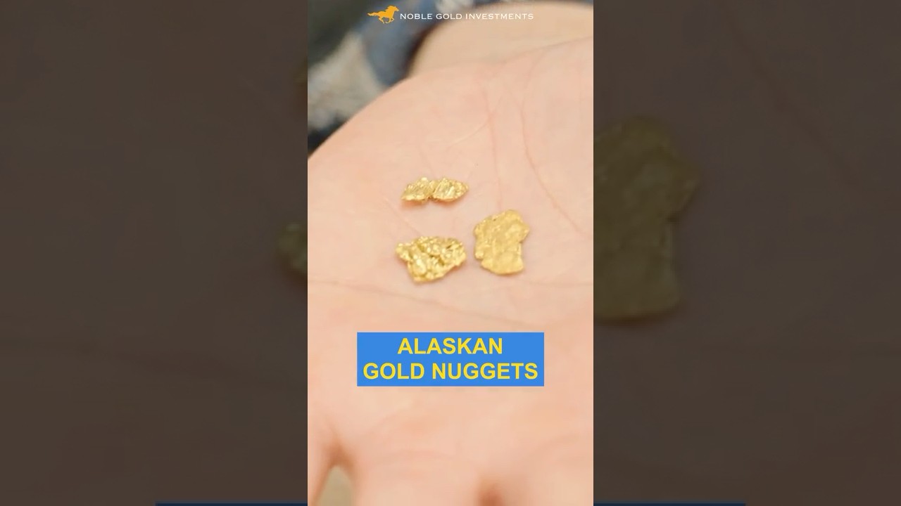 Raw gold nuggets straight from the ground 😳