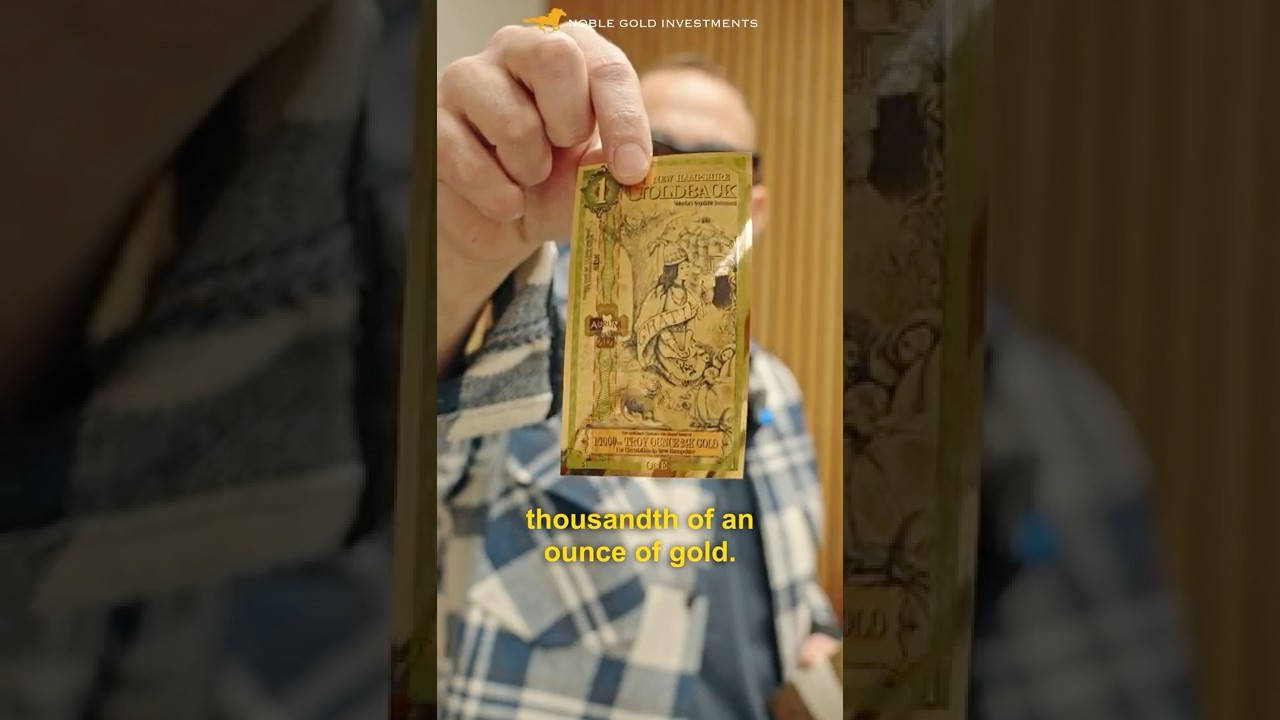 How to use gold as money..