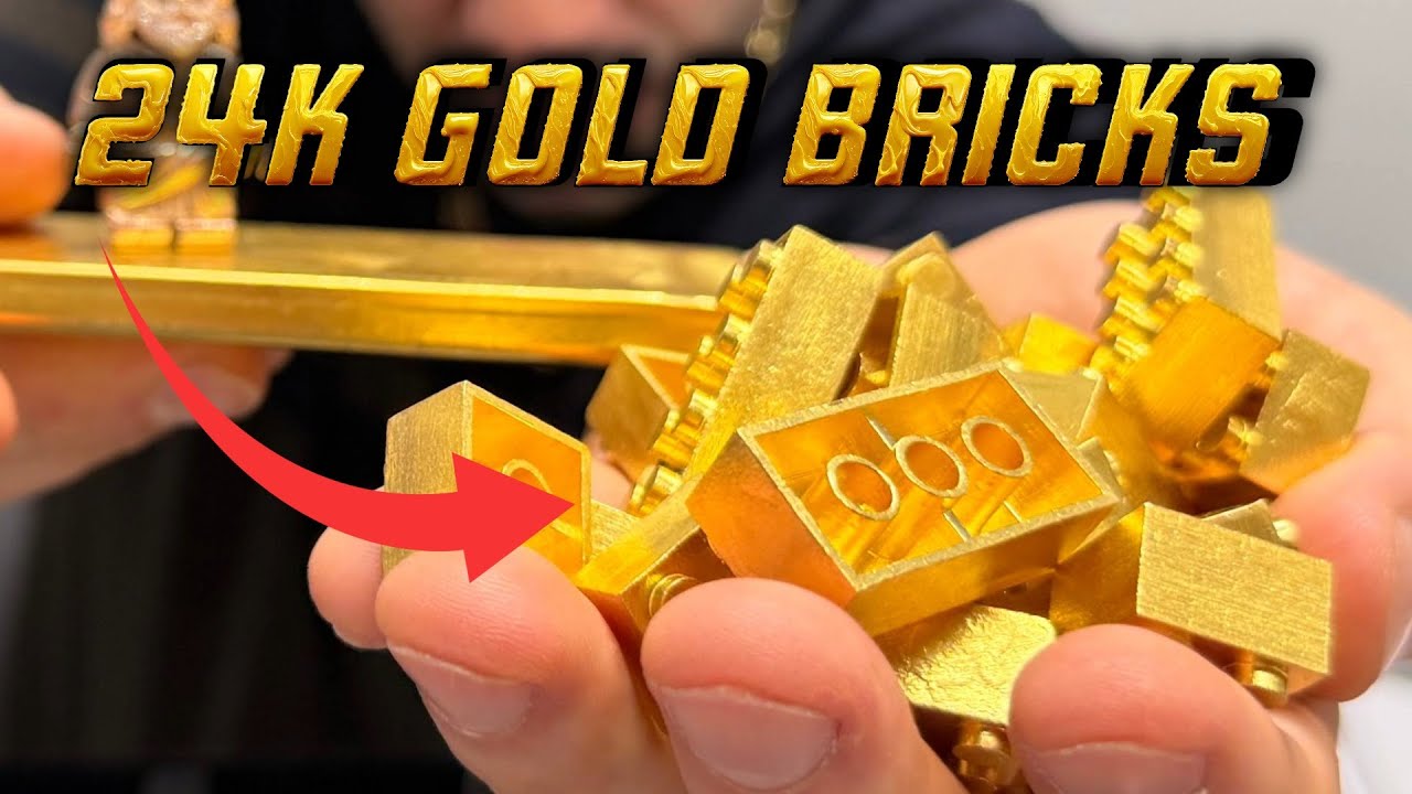 World's First Gold Brick Set