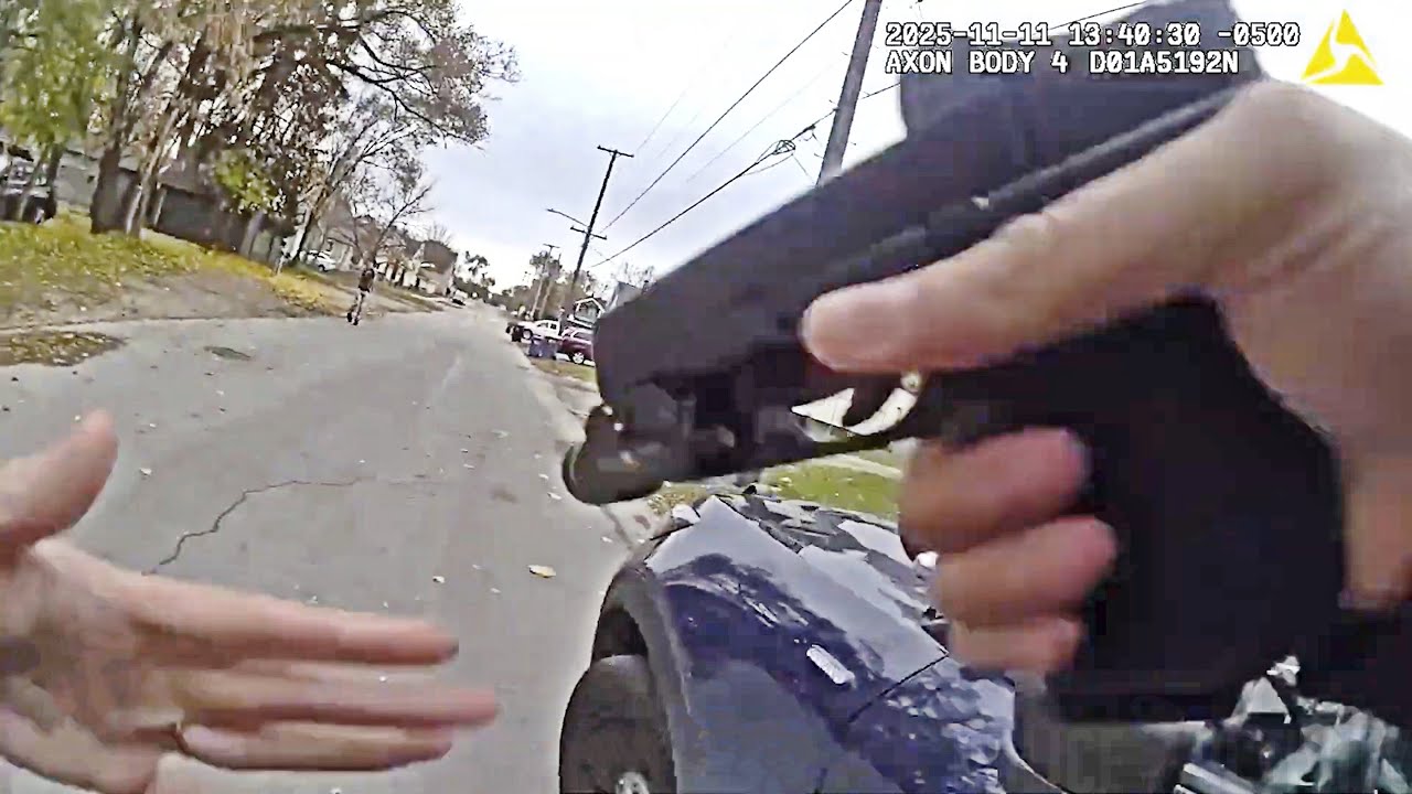 Bodycam Captures Shootout Between GRPD Officers and an 18-year-old Suspect