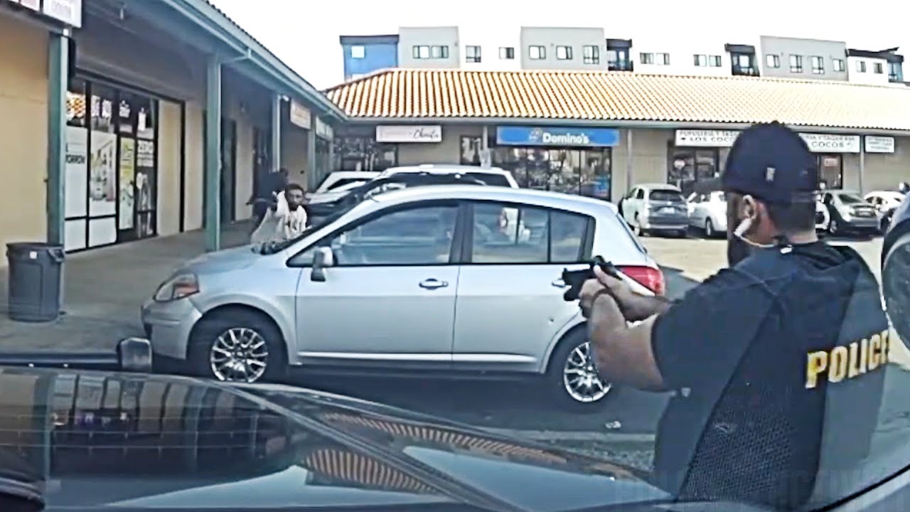 Hayward Police Shootout With Armed Suspect Outside Convenience Store