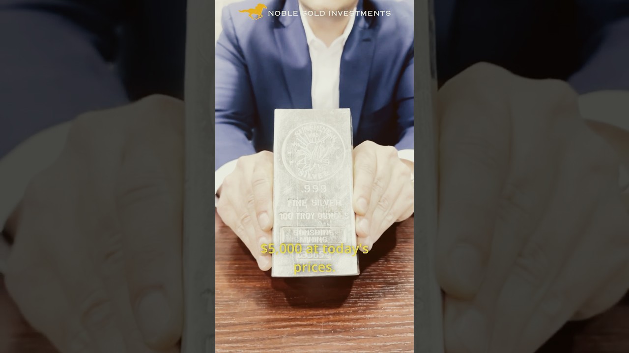 How Heavy Is a 100 oz Silver Bar? (This Bar Is a Beast)