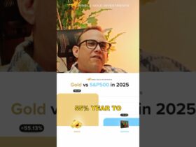Gold +55% vs S&P +13% in 2025 🤯