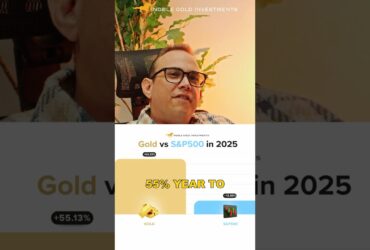 Gold +55% vs S&P +13% in 2025 🤯
