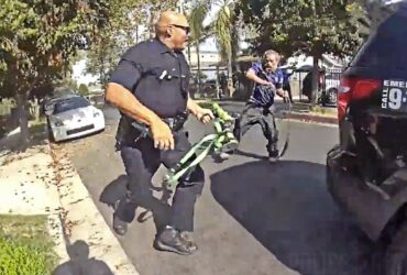 LAPD Officer Shoots Suspect Charging With Metal Wires