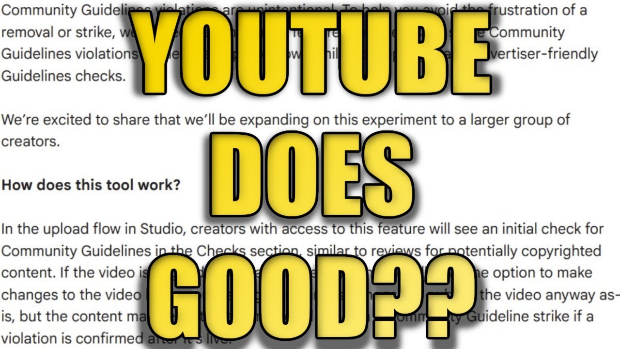 This YouTube Update Is Actually GOOD?!