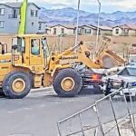 Suspect Tries to Ram Police Cars With Stolen Front Loader
