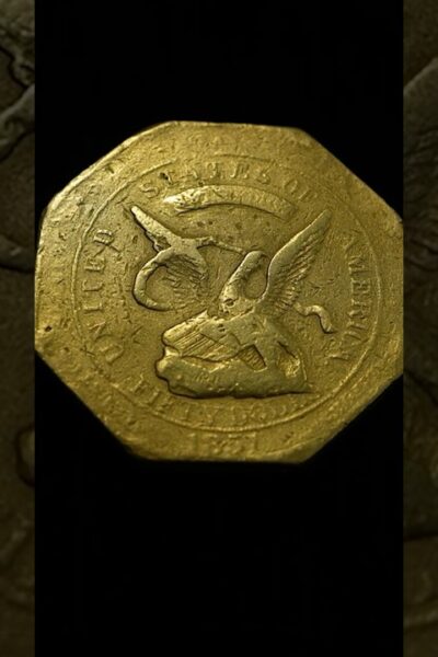 Extremely Rare Gold Rush–Era Gold Coin