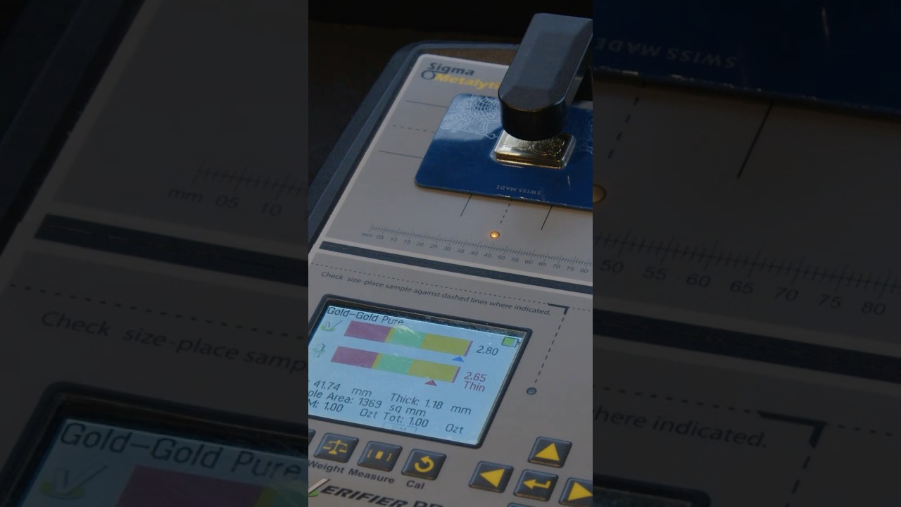 Someone tried to sell us a fake gold bar!