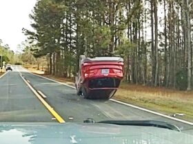 17-Year-Old in Stolen SUV Ends Police Chase in Rollover Crash