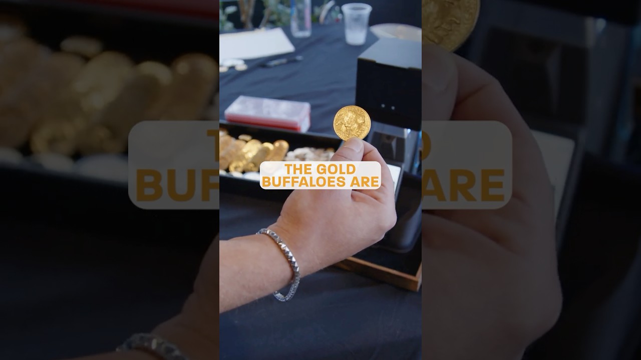 This is how we test gold coins before shipping them to you.