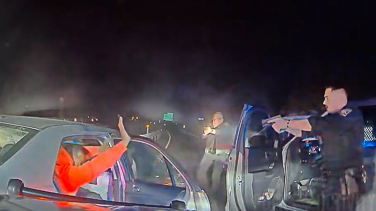 Connecticut State Trooper Ends High Speed Chase With PIT Maneuver