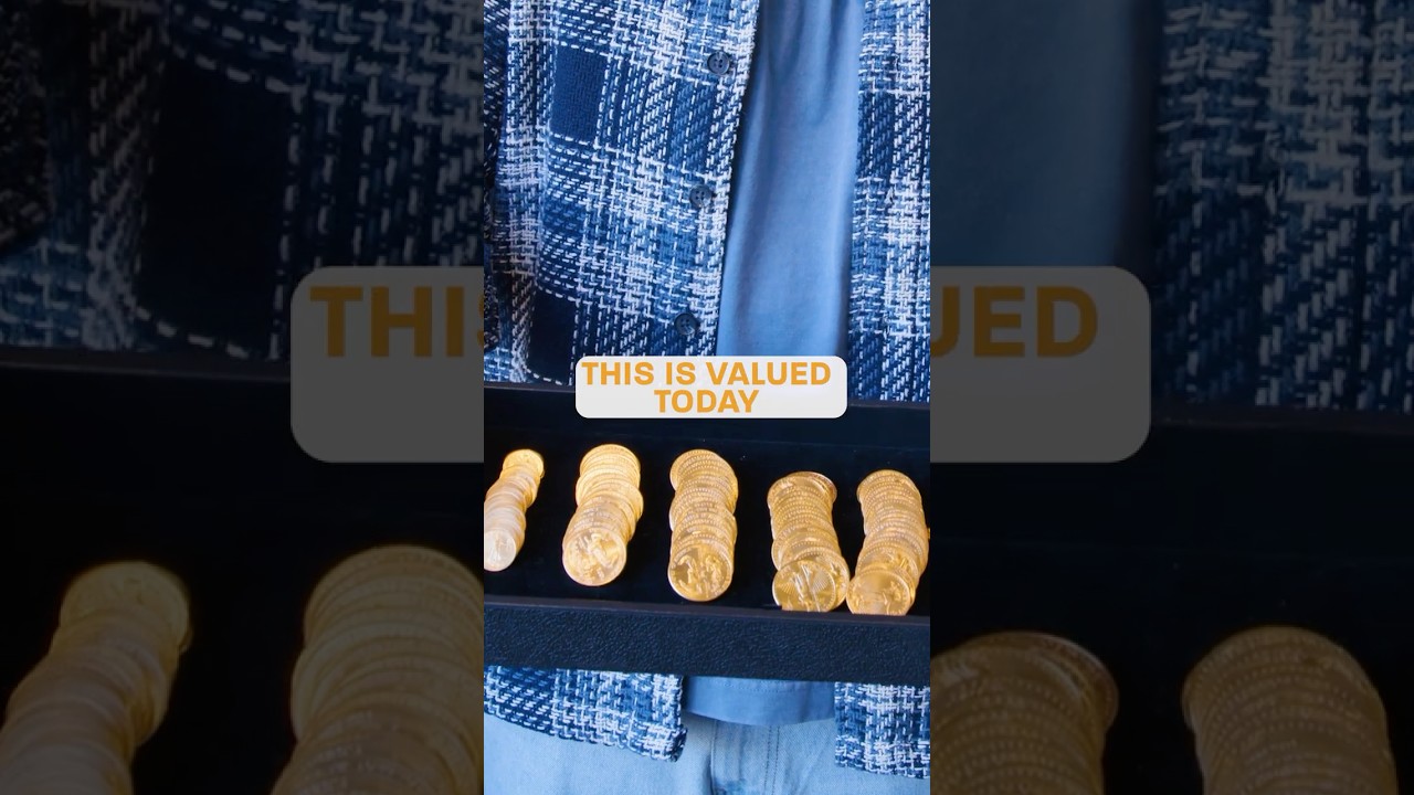 This Tray of 100 oz Gold Coins Is Up 25% Since We Filmed This
