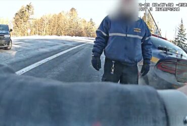 Driver Runs Stop Sign and Strikes New York State Trooper at a Crash Scene