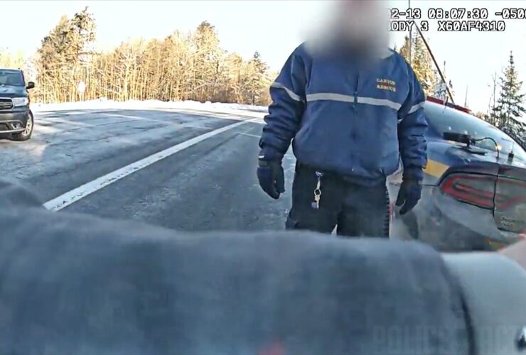 Driver Runs Stop Sign and Strikes New York State Trooper at a Crash Scene