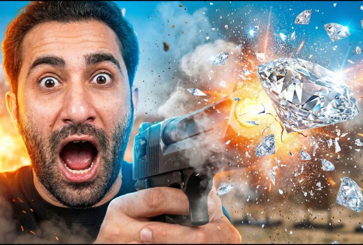 Can a Diamond Survive Being Fired from a Gun?