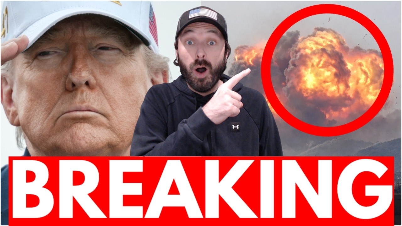 Trump UNLEASHES Huge Bomb On Iran – Oil Targets BURNING
