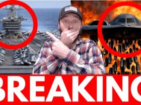U.S. Aircraft Carrier ON FIRE – Stealth Bombers HAMMER Iran's Secret Base