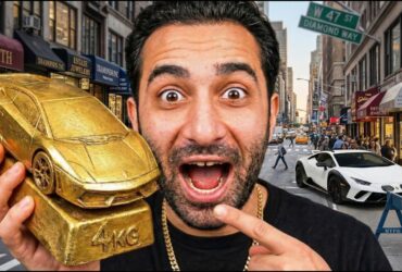 I Traded A SOLID GOLD Lambo For A REAL One!