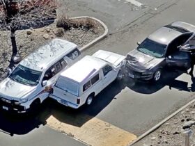 Suspect Calls 911 on Himself Then Drives at Police With Gun Drawn