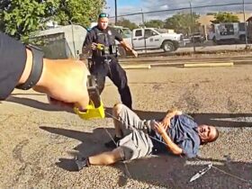 Robbery Suspect Crashes Car Then Pulls Knife On Officers