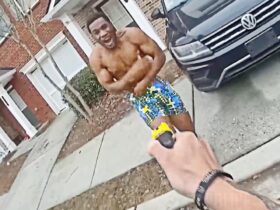 Man Throws His Mother To The Ground Then Gets Tased After Charging Officer