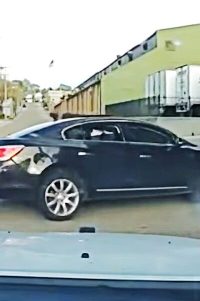 Homicide Suspect Instantly Floors it When Officer Gets Behind Him